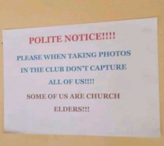 POLITE NOTICE!?!? PLEASE WHEN TAKING PHOTOS IN THE CLUB DONT CAPTURE ALL OF USW!