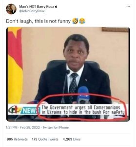 Man's not barry roux advobarryroux don't laugh, this is not funny the government