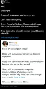 Men, she is right. soy men slay queens tried cancelher. don't sleep with enythin
