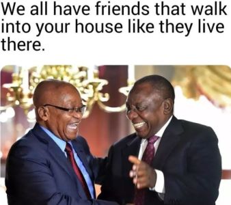 We all have friends that walk into your house like they live there.