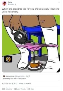 Justo justinn_ty when she prepares tea for you and you really think she used ros