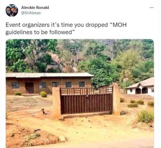 Aleckie ronald siralexas event organizers its time you dropped moh guidelines to