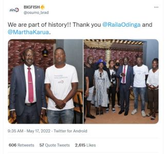 Bigfish osumo_brad we are part of history! ! thank you railaodinga and marthakar