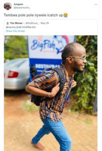 Jvcques kuwamocho tembea pole pole nywele icatch up the moran itsmoran_ may 28 o