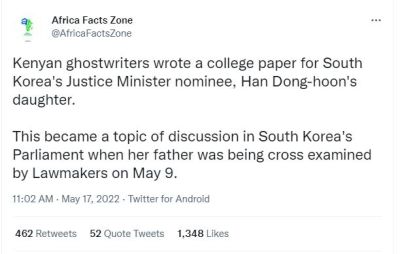 Africa facts zone africafactszone kenyan ghostwriters wrote a college paper for