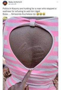 Maliks 14091521 maliks_88 police in kisumu are hunting for a man who slapped a w