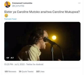 Emmanuel lumumba e_lumumba sister ya caroline mutoko anaitwa caroline mukupwa? t