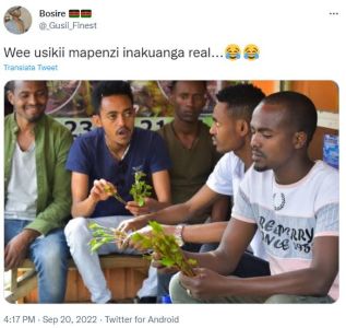 Bosire gusii_finest wee usikii mapenzi inakuanga real. translate tweet rerrny wn
