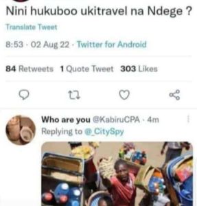 Nini hukuboo ukitravel na ndege ? tranglote twveet 853 02 aug 22 twitter for and