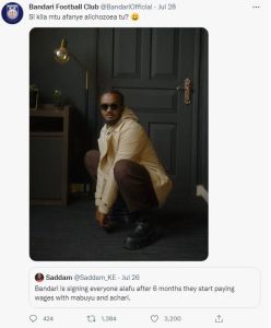 Bandari football club bandariofficial jul 28 si kila mtu afanye alichozoea tu? s