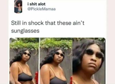 Ishit alot picklemamaa still in shock that these ain't sunglasses