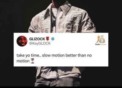 Pk 4 glizock keyglock hustle increase take yo time. slow motion better than no m