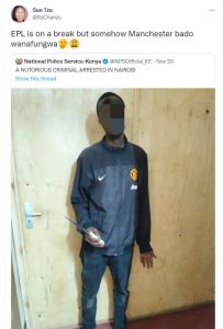 Sun tzu itschanzu eplis on a break but somehow manchester bado wanafungwa nation