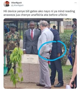 Allanngash allanngash hii device yenye bill gates ako nayo ni ya mind reading an