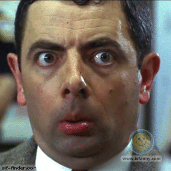 Mr. Bean with the funny face