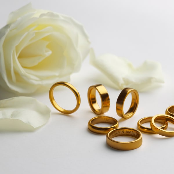 Menē 24k Gold Bands and Rings