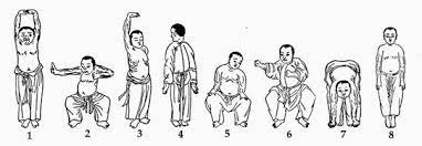 8 στάσεις του Πα Ντουά Τζιν (八段锦 - Bā Duàn Jǐn)