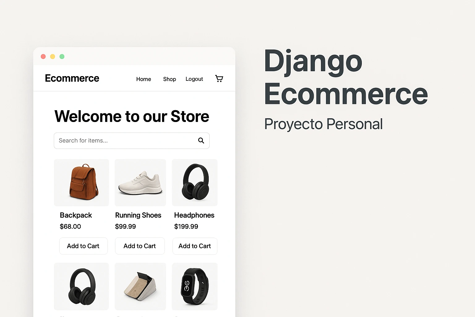 Thumbnail de Django Ecommerce