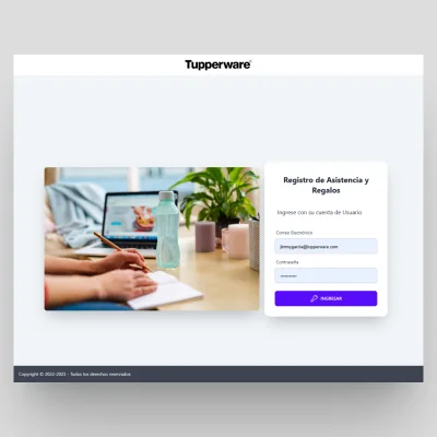 Thumbnail de Registro de asistencia a eventos
