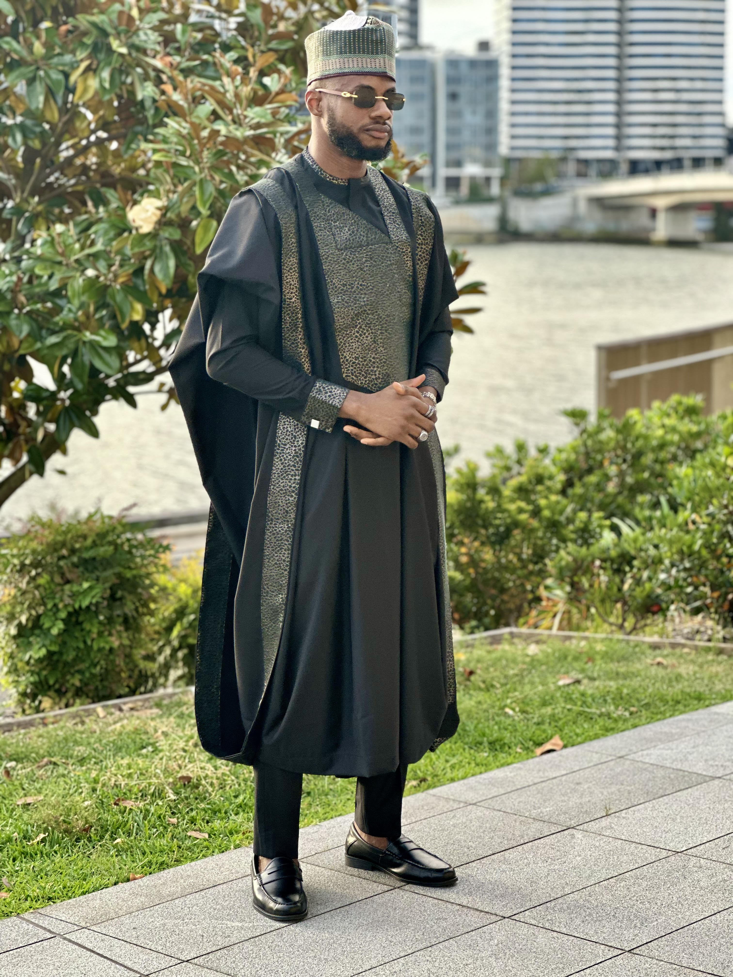 MensKaftan founder in traditional African menswear