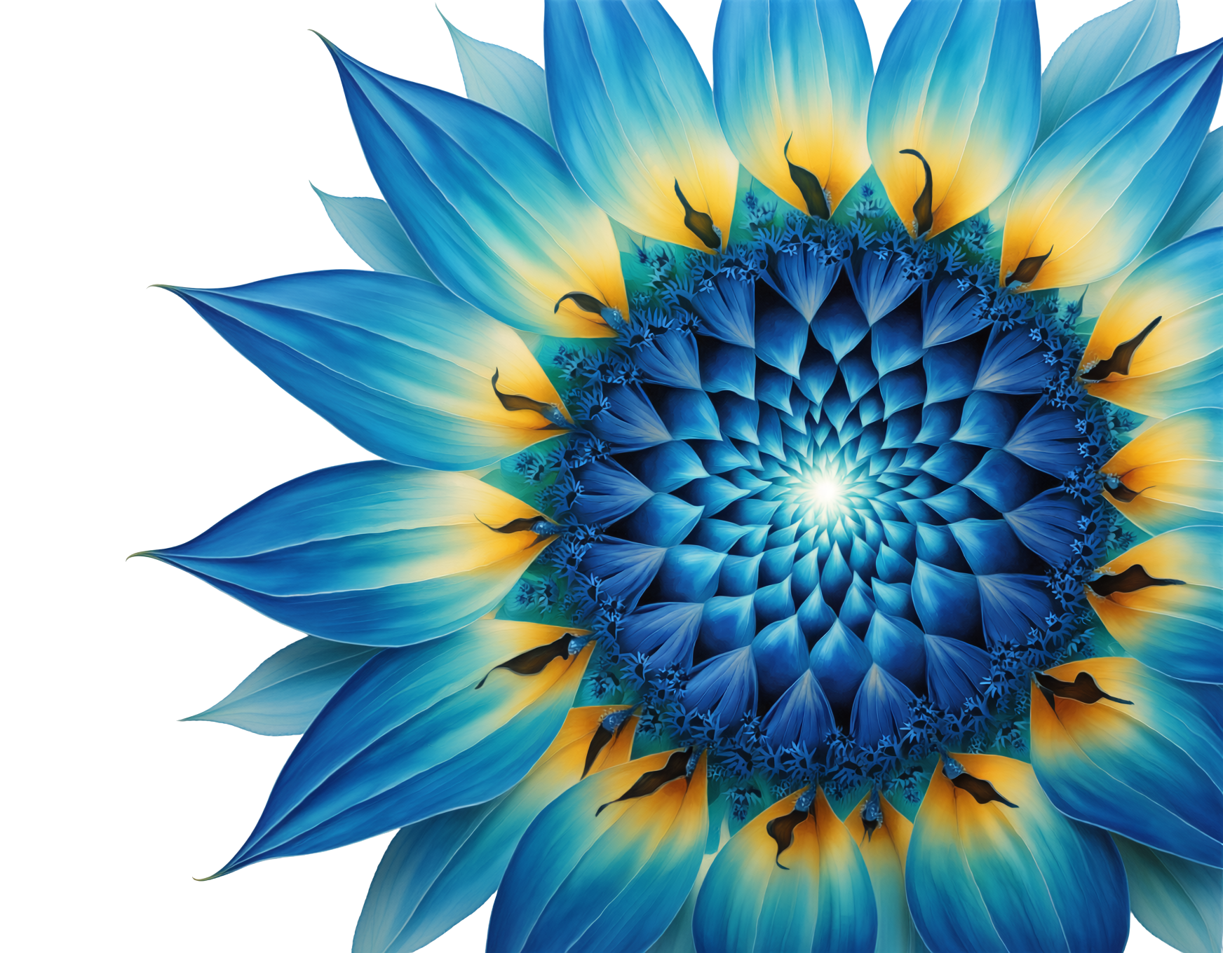 Blue Sunflower