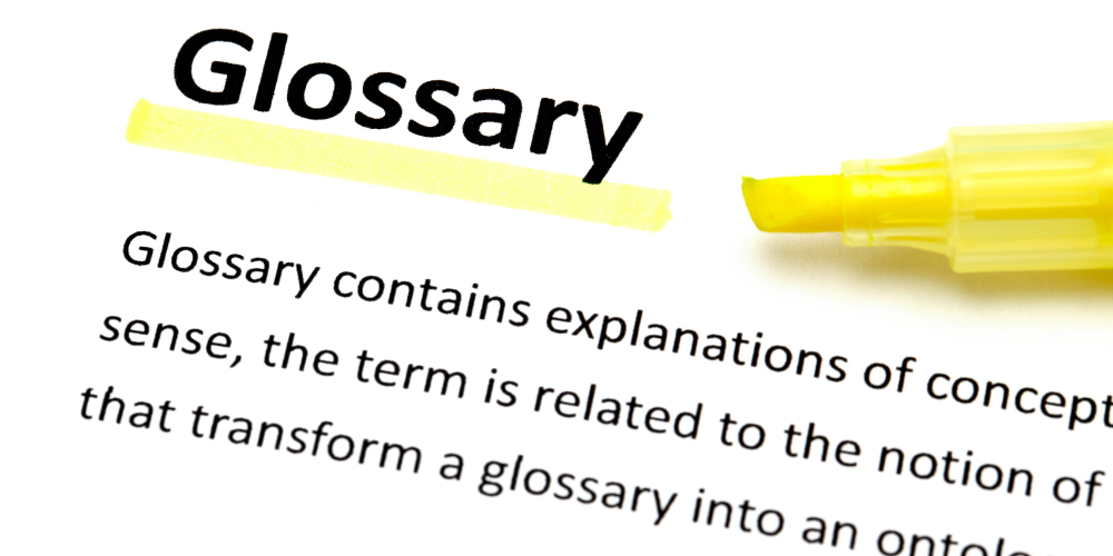 Create and Use a Glossary