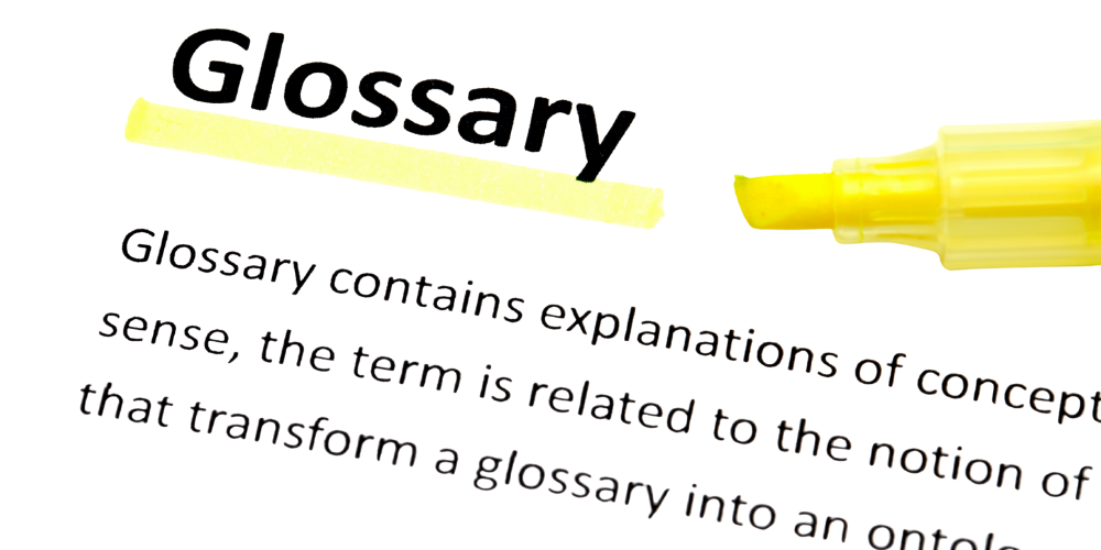 Create and Use a Glossary