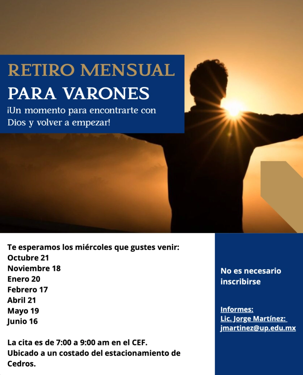Retiro Mensual para Varones