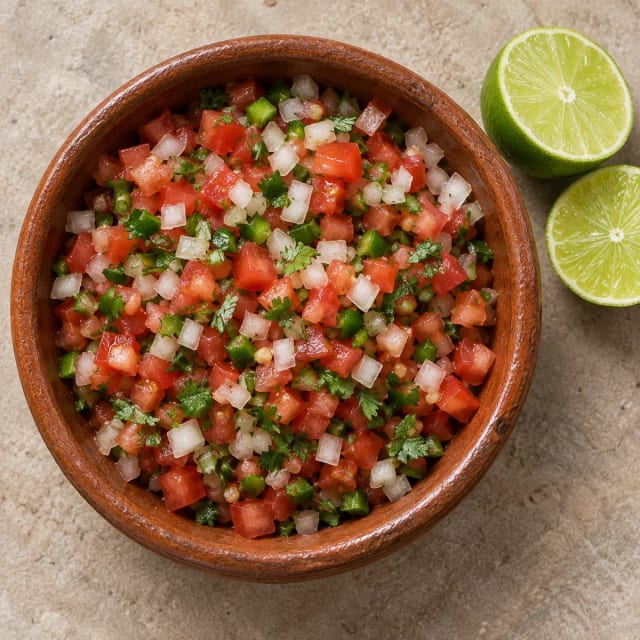 Pico de gallo que no se aguada