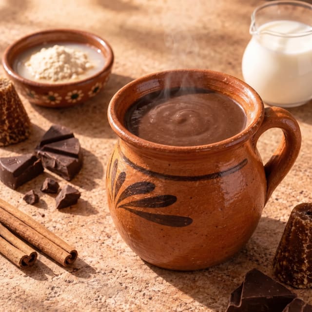 Champurrado sin grumos de masa