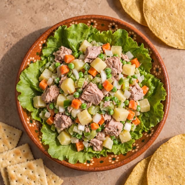 Ensalada de atún que no se hace puré