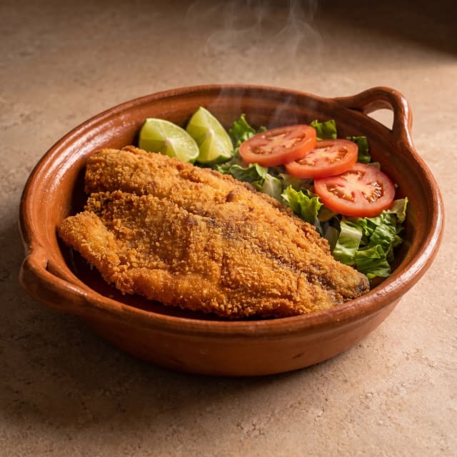 Filete de pescado empanizado que no se despega