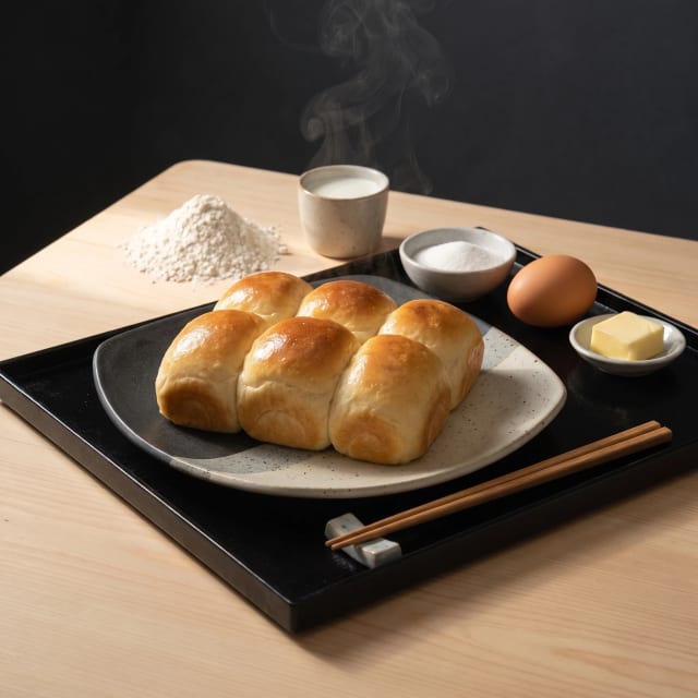 Pan de leche japonés que sigue suave a los tres días