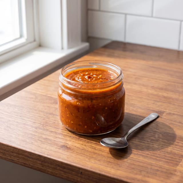 Salsa picante estilo cayena casera, para alitas