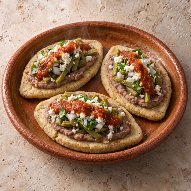 Tlacoyos de haba con relleno bien espeso