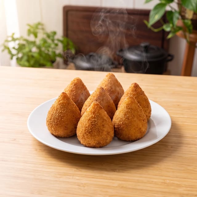 Coxinhas de pollo con la masa que no se abre