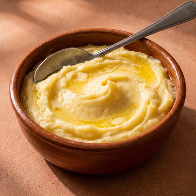 Puré de papa cremoso sin grumos