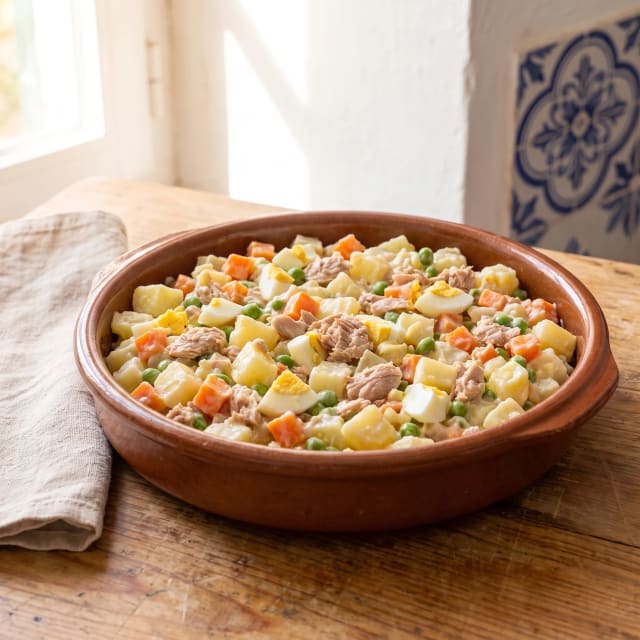 Ensaladilla rusa que no se aguada