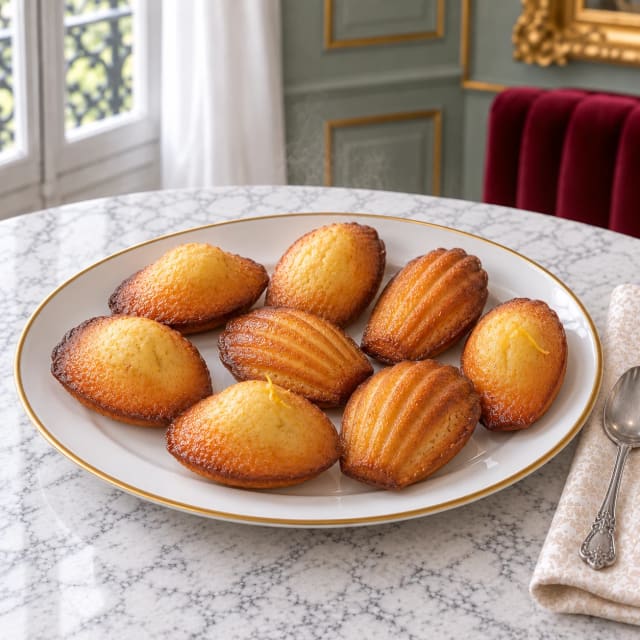 Madeleines con la joroba bien inflada