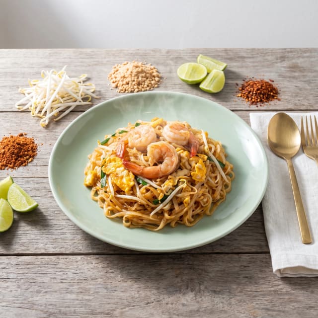 Pad thai con tamarindo y cacahuate