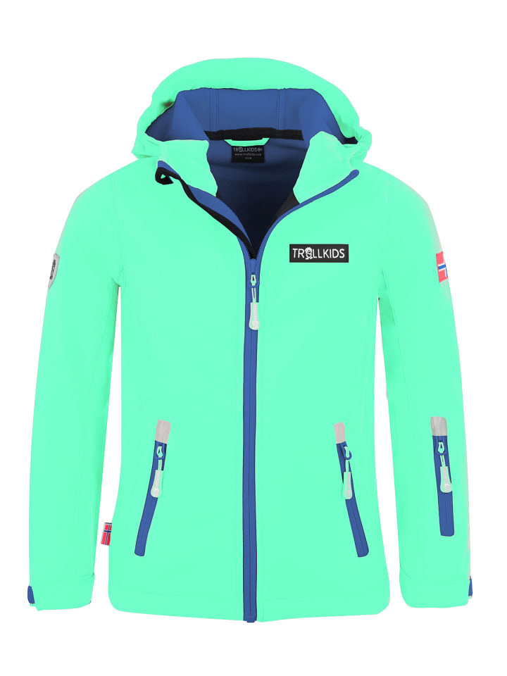 trollkids mädchen softshell jacke oslofjord gr 128 trollkids mädchen softshell jacke oslofjord gr 128