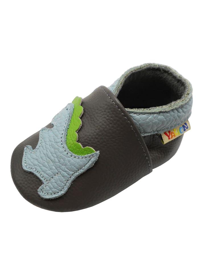 Babys Schuhe | Leder-KrabbelschuheDinosaurier in Schlamm - JZ66700