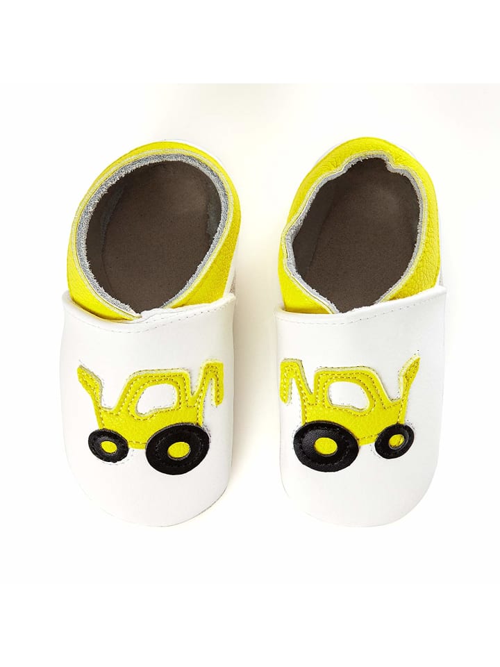 Babys Schuhe | LauflernschuheBagger in weiß - MP64007