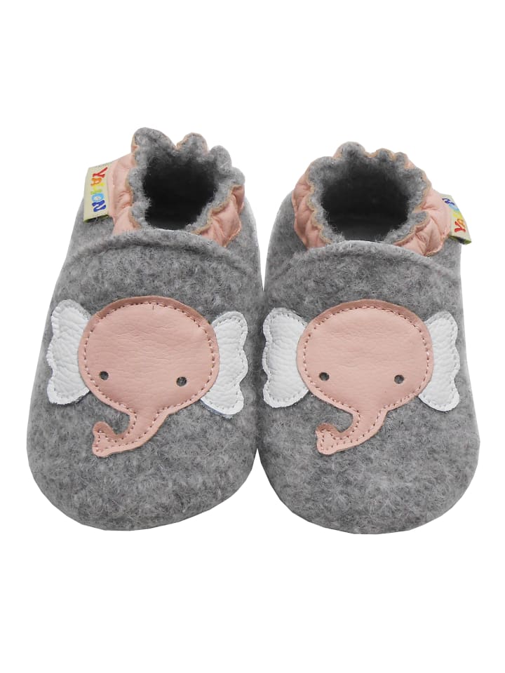 Babys Schuhe | FilzschuheElefant in Grau - NU25735