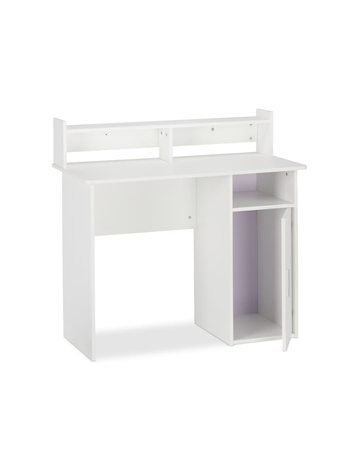 Relaxdays Schreibtisch In Weiss B 100 X H 96 X T 50 Cm Gunstig Kaufen Limango