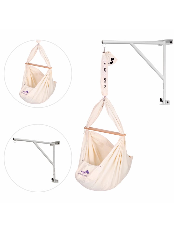 Schmusewolke Federwiege Bio Beige Mit Wandarm Flex Gunstig Kaufen Limango