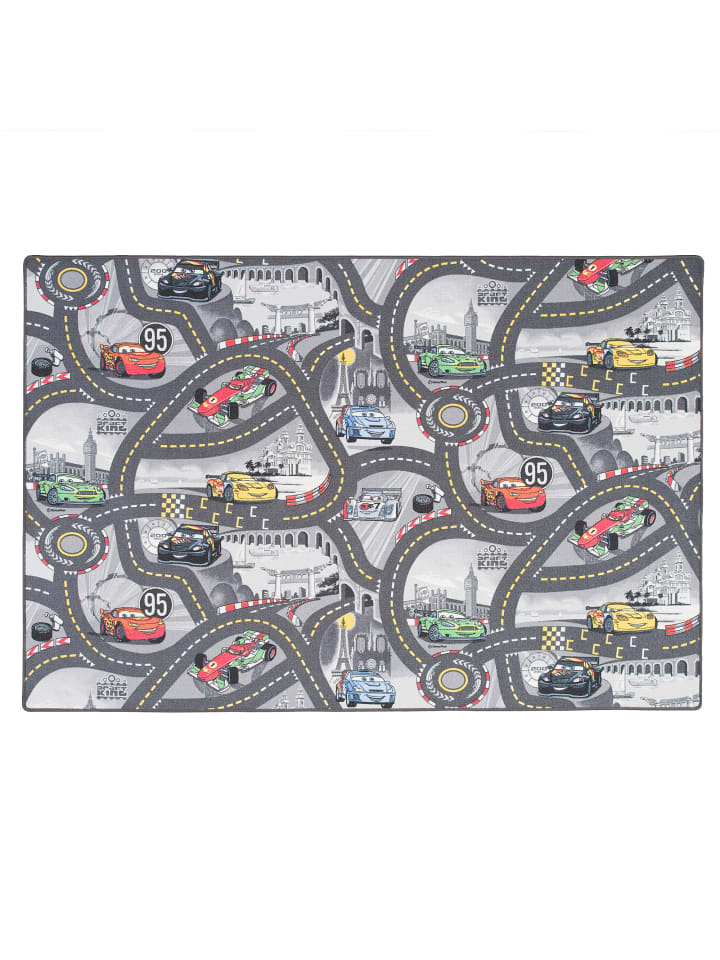 Snapstyle Straßenteppich Kinderzimmer - Spielteppich Mit Straßenmotiv Für Spielzeugautos