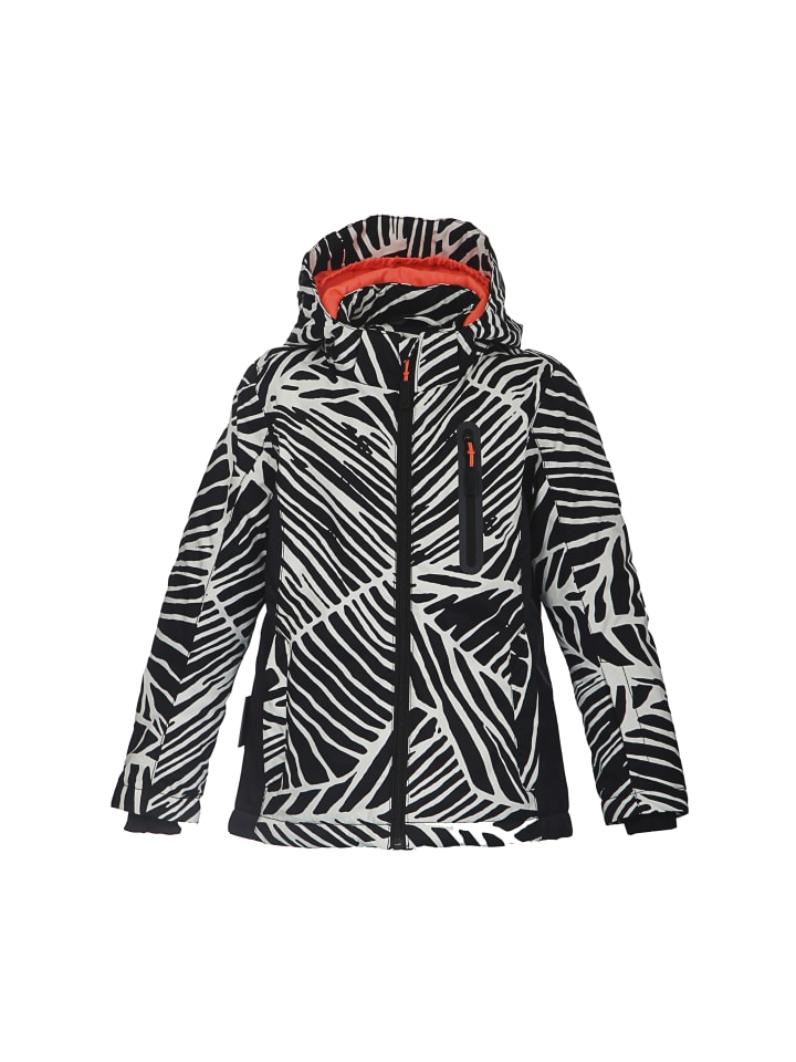 Ticket to Heaven Funktionsjacke mit abnehmbarer Kapuze Mita in black allover leaves günstig