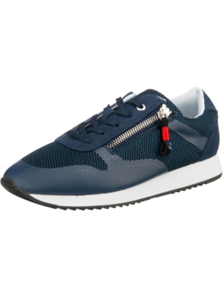 Inselhauptstadt Soft Mesh Sneaker mit Insel Zip günstig Inselhauptstadt, Soft Mesh Sneaker mit Insel Zip, schwarz