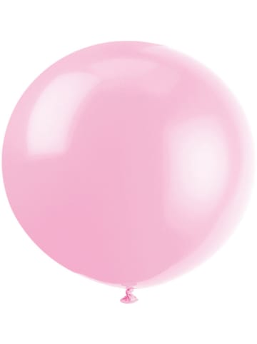 Partystrolche 2 XL-Riesen-Latex-Luftballons rund 60 cm, Pink günstig kaufen  | limango